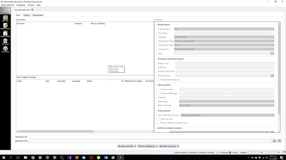 mkvtools multiplexing