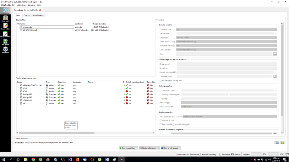 mkvtools multiplexing